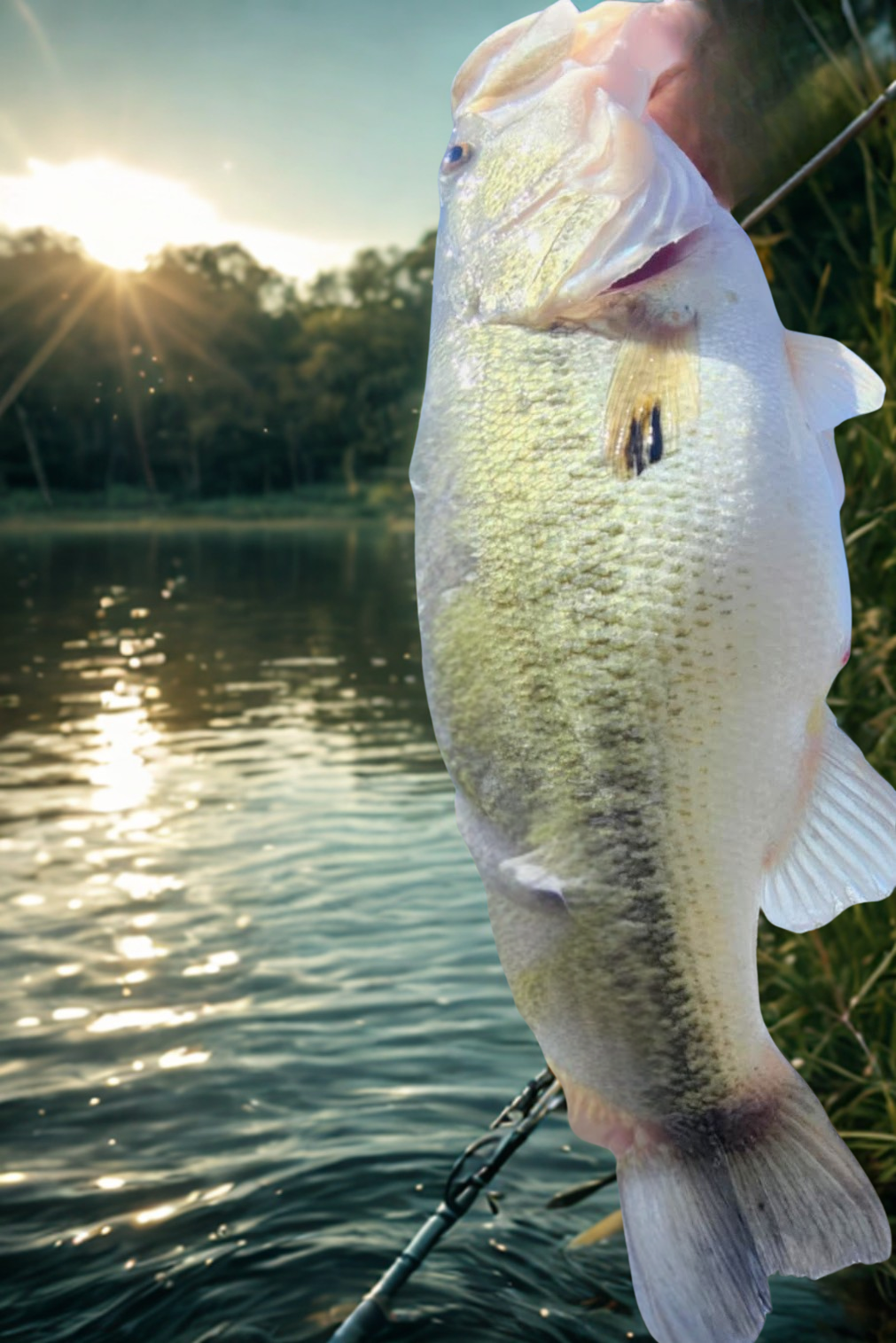 Big bass caught in Chop Shop
